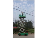 辽宁大连客户10米自行式升降机SJZX0.5—8